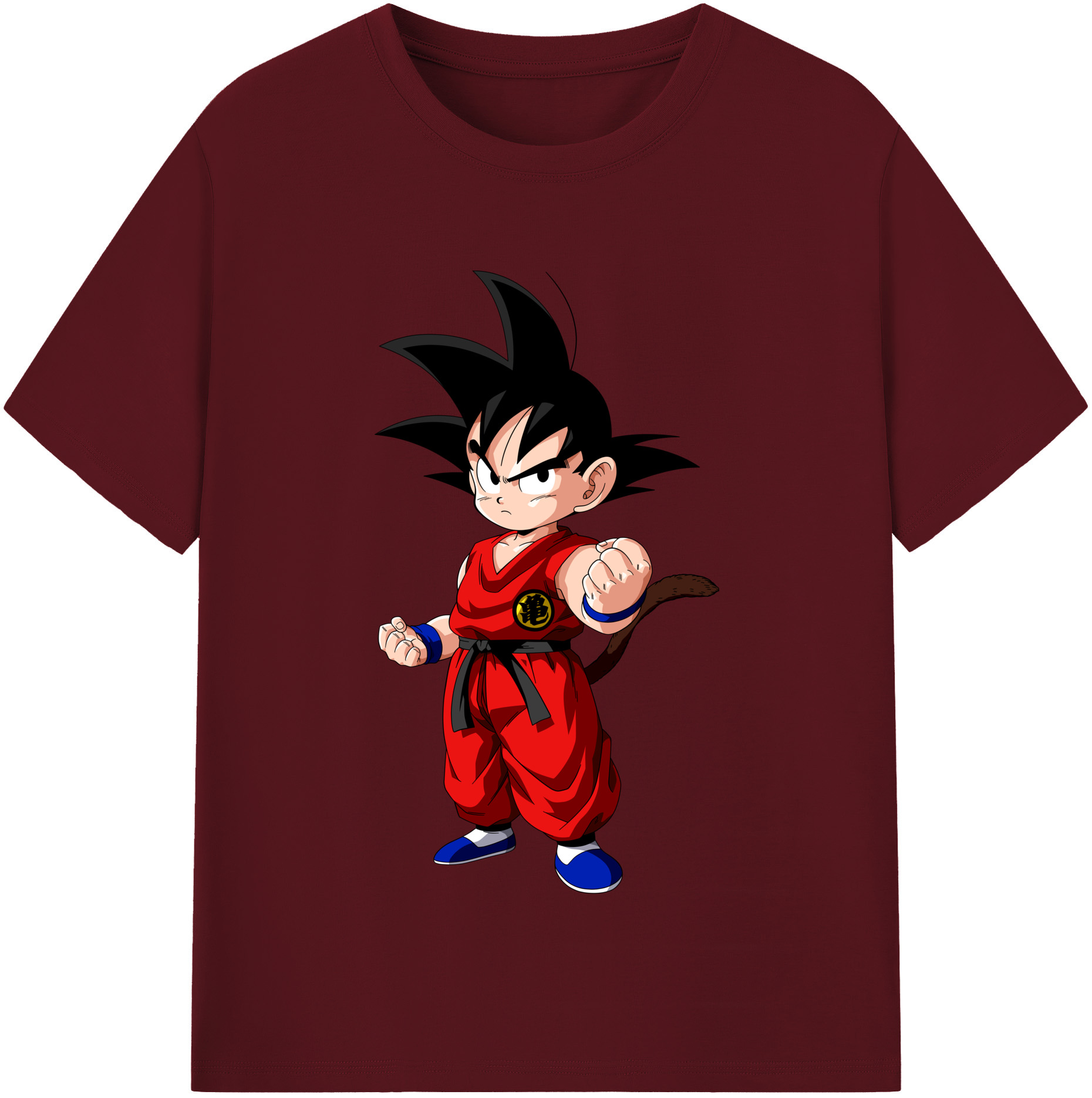 （画像用） ドラゴンボール 孫悟空（そん ごくう）Son Goku カカロット DRAGON BALL Kakarotto 綿100％半袖Tシャツ（フロントプリント）